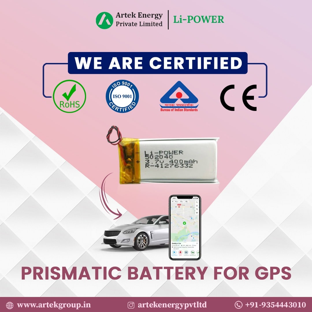 Buy all types Polymer batteries for GPS Tracking Device