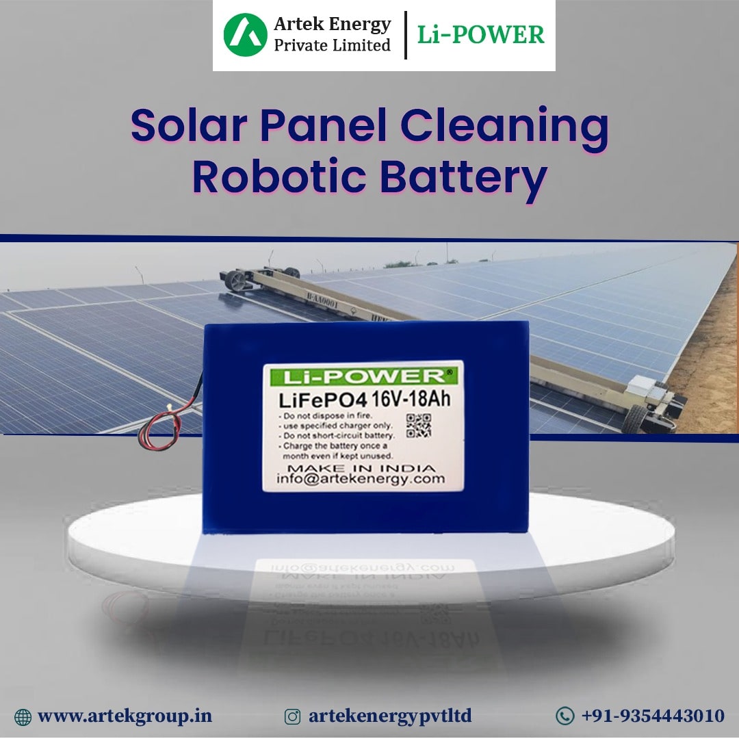 Buy Solar Panel Cleaning Robot Lithium Ion battery at low cost in India
