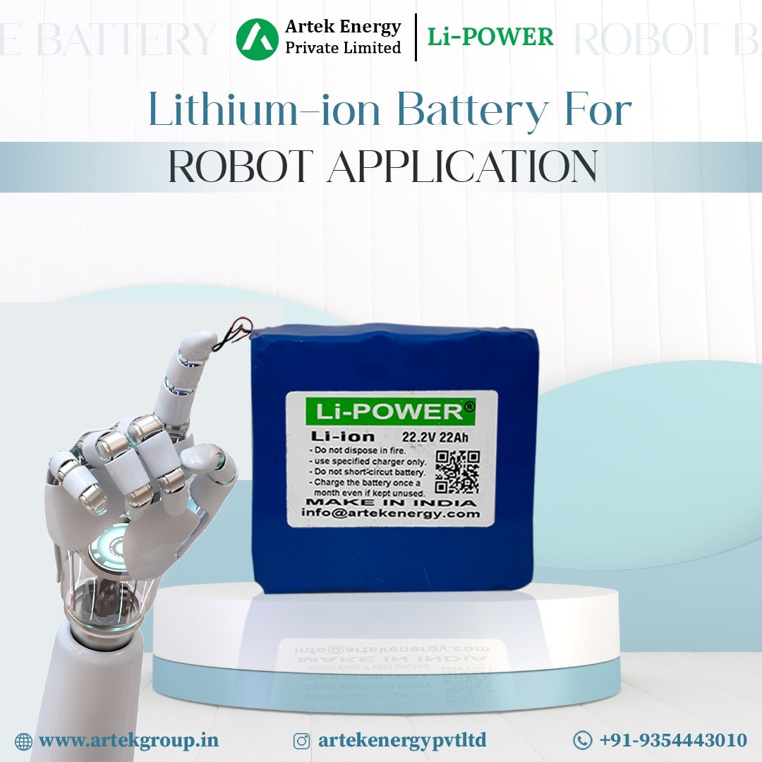 Manufacturer of Robotic Application Lithium-ion Battery in India