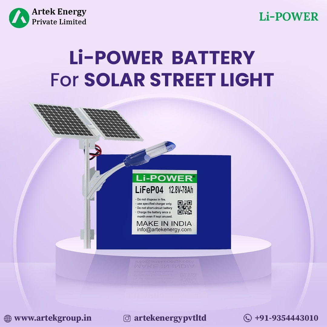 Solar Street Light Lithium Ion Batteries