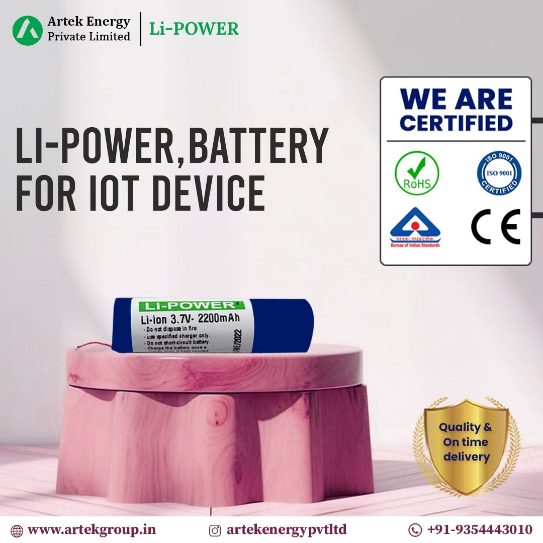 Lithium Ion Battery For IoT Devices