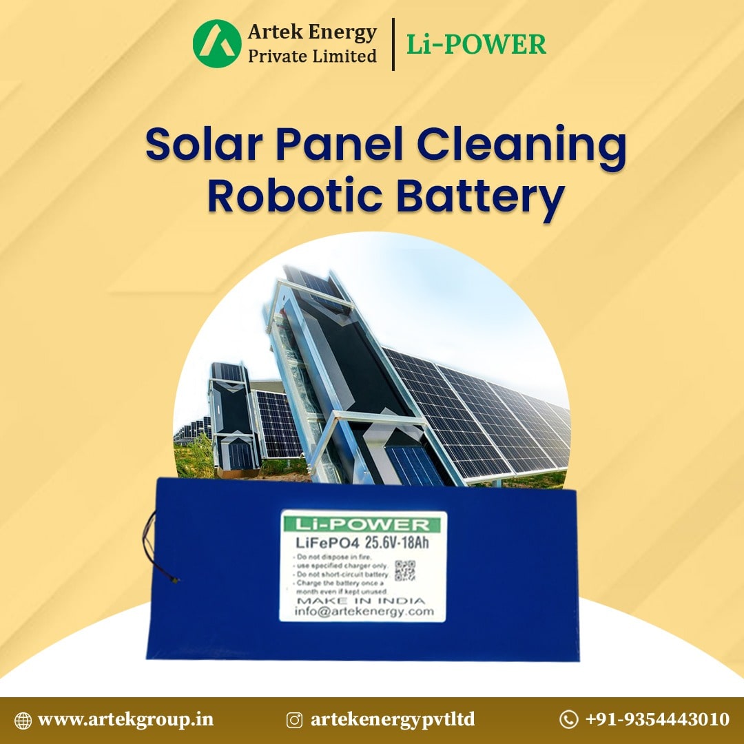 Lithium Ion Battery For Solar Panel Cleaning Robot
