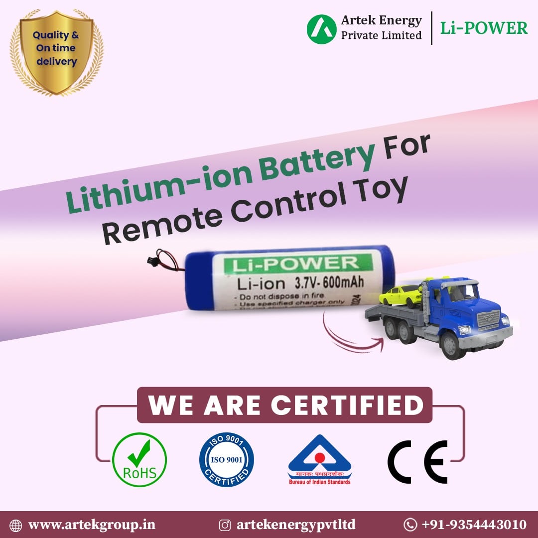 Lithium Ion Battery For Remote Controlled Toys